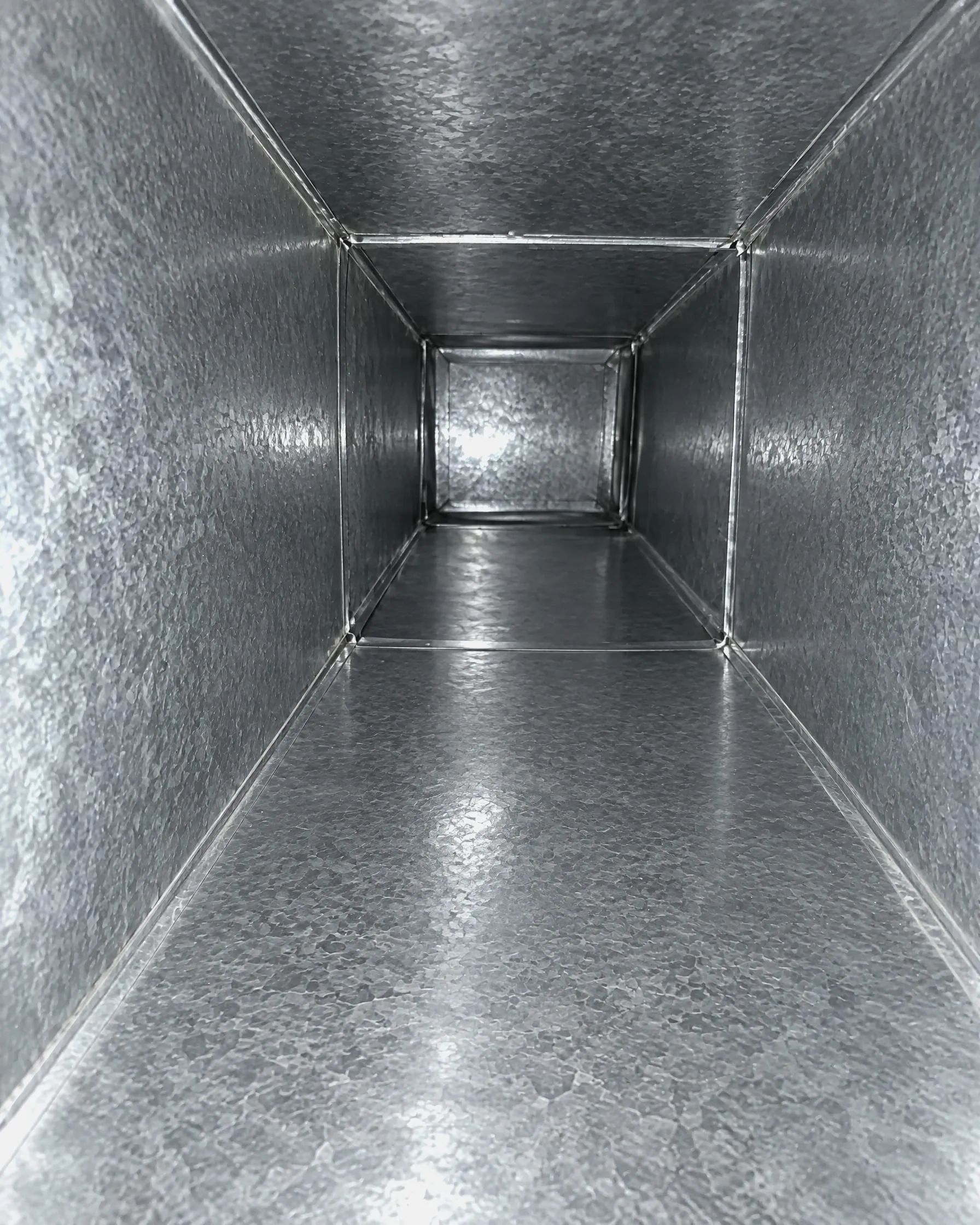 Example: the same air duct after cleaning