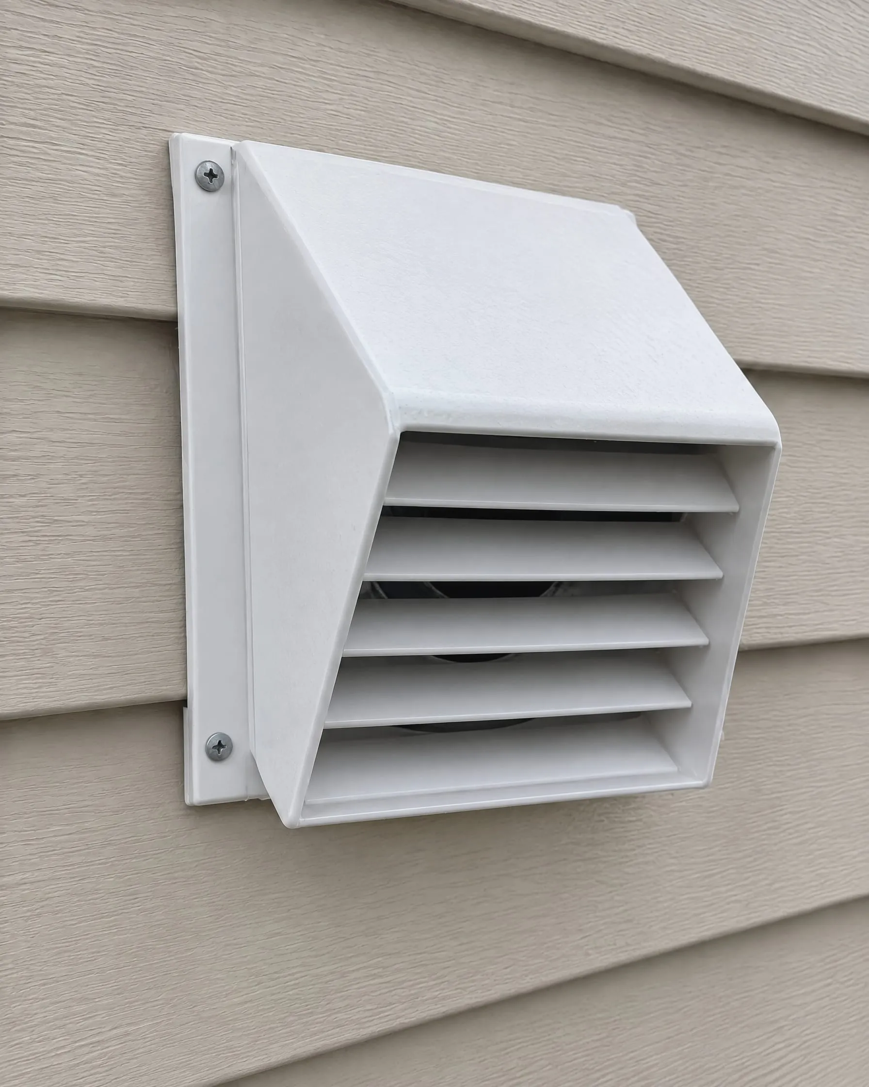 Example: the same dryer vent hood after cleaning